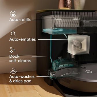 Buy iRobot,iRobot Roomba Combo 10 Max Robot Vacuum & Mop with AutoWash Dock - Multi-Functional Base, Self-Emptying, Auto-Retract Pad, Washes & Dries Pad, Avoids Obstacles - Gadcet UK | UK | London | Scotland | Wales| Near Me | Cheap | Pay In 3 | Vacuums