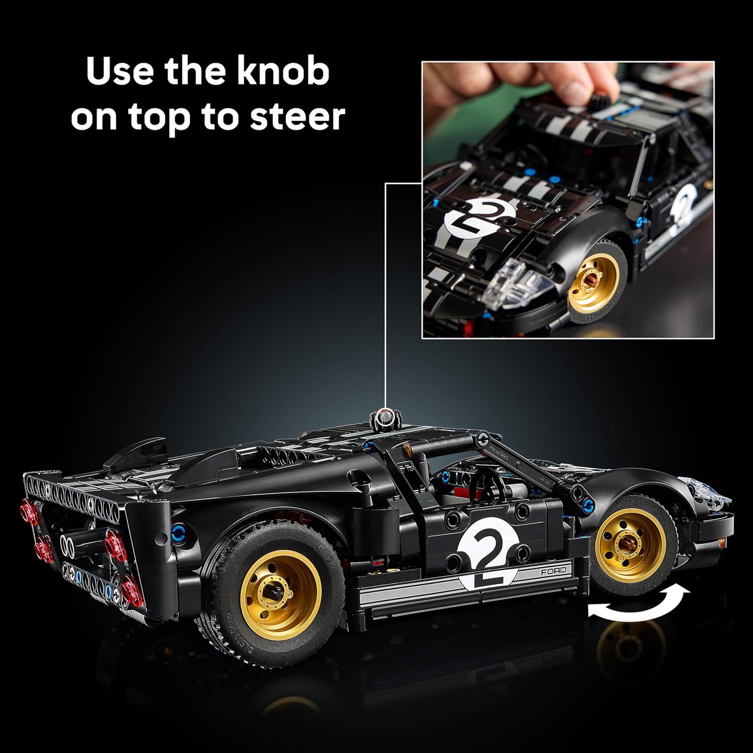 LEGO 42223 1966 Ford GT40 MKII Race Car