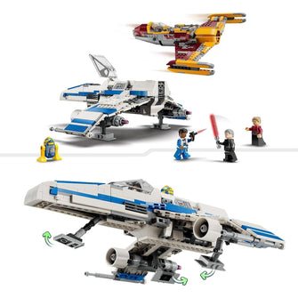 Buy LEGO,LEGO 75364 Star Wars New Republic E-Wing vs. Shin Hati’s Starfighter, Ahsoka Series Set with 2 Toy Vehicles, Droid Figure, 4 Minifigures and 2 Lightsabers - Gadcet UK | UK | London | Scotland | Wales| Ireland | Near Me | Cheap | Pay In 3 | Toys