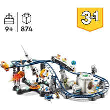 Buy Alann Trading Limited,LEGO 31142 Creator 3in1 Space Roller Coaster to Drop Tower or Merry-Go-Round Set, Fairgound Ride Models, Building Toy with Space Rocket, Planets and Light Up Bricks - Gadcet UK | UK | London | Scotland | Wales| Near Me | Cheap | Pay In 3 | Toys & Games