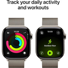 Apple Watch Series 11 GPS + Cellular 42mm  – Natural Titanium Case with Natural Milanese Loop