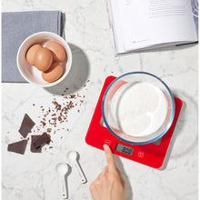 Russell Hobbs RH01571AR Digital Kitchen Scale – 5kg Capacity, Touch Panel, Red