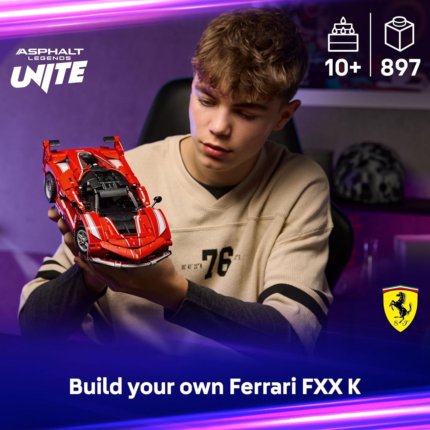 Buy Lego,LEGO® Technic™ Ferrari FXX K Race Car (42212) – Play & Display Building Kit with V12 Engine - Gadcet UK | UK | London | Scotland | Wales| Near Me | Cheap | Pay In 3 | Toy Cars