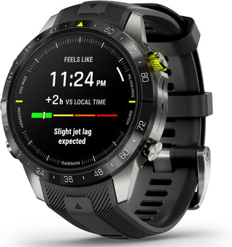 Buy Garmin,Garmin MARQ Athlete Gen 2 - 46mm Titanium Case, Black Bezel, Rubber Strap - Gadcet UK | UK | London | Scotland | Wales| Near Me | Cheap | Pay In 3 | Smart Watches