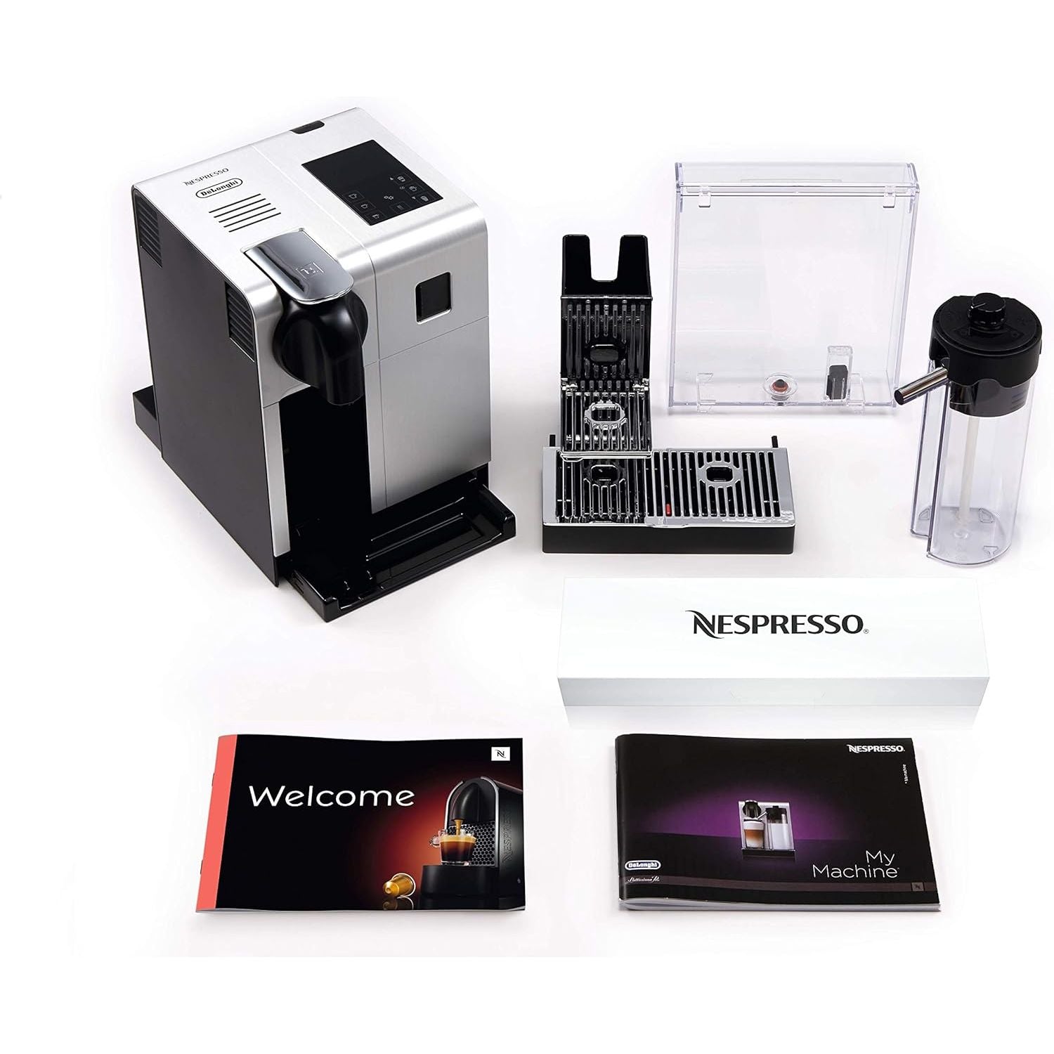 Buy Nespresso,De'Longhi EN750.MB Lattissima Pro Capsule Coffee Machine – Automatic Milk Frother, Cappuccino & Latte Maker, 1100ml, Metal & Black - Gadcet UK | UK | London | Scotland | Wales| Near Me | Cheap | Pay In 3 | Espresso Machines