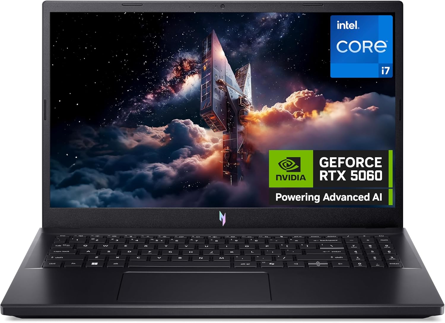 Acer Nitro V15 ANV15-52 Gaming Laptop – Intel Core i7-13620H, 16GB RAM, 512GB SSD, NVIDIA GeForce RTX 5050, 15.6" Full HD 165Hz – Black