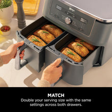 Buy Ecat Tech Ltd,Ninja MAX Dual Zone DZ400UK 9.5L Digital Air Fryer – 2 Drawers, 6-in-1, Air Fry, Max Crisp, Roast, Bake, Reheat, Dehydrate, Gun Metal Grey - Gadcet UK | UK | London | Scotland | Wales| Near Me | Cheap | Pay In 3 | Air Fryers