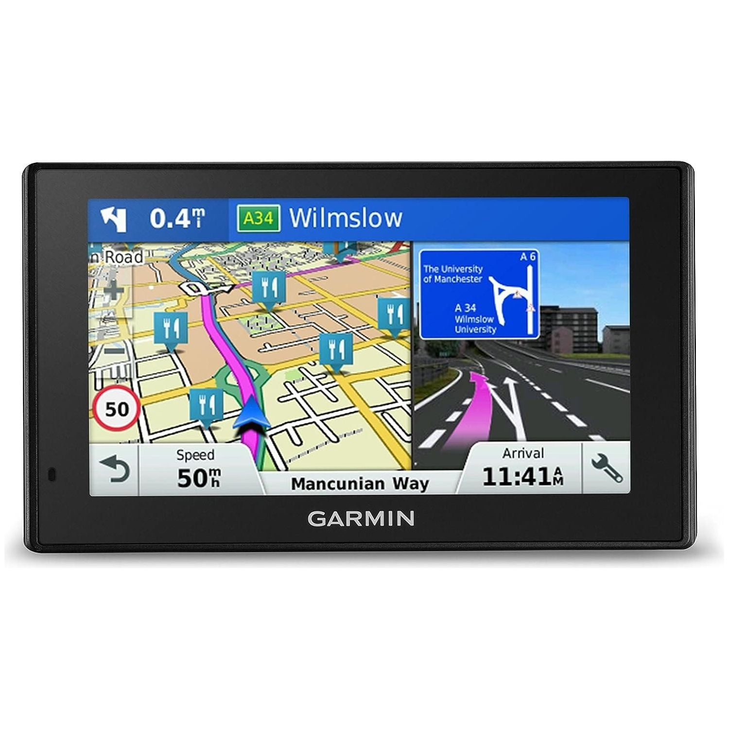 Buy Garmin,Garmin DriveSmart 50LMT-D Satellite Navigation with Full Europe Lifetime Maps and Traffic, 5 inch - Black - Gadcet UK | UK | London | Scotland | Wales| Ireland | Near Me | Cheap | Pay In 3 | GPS Navigation Systems