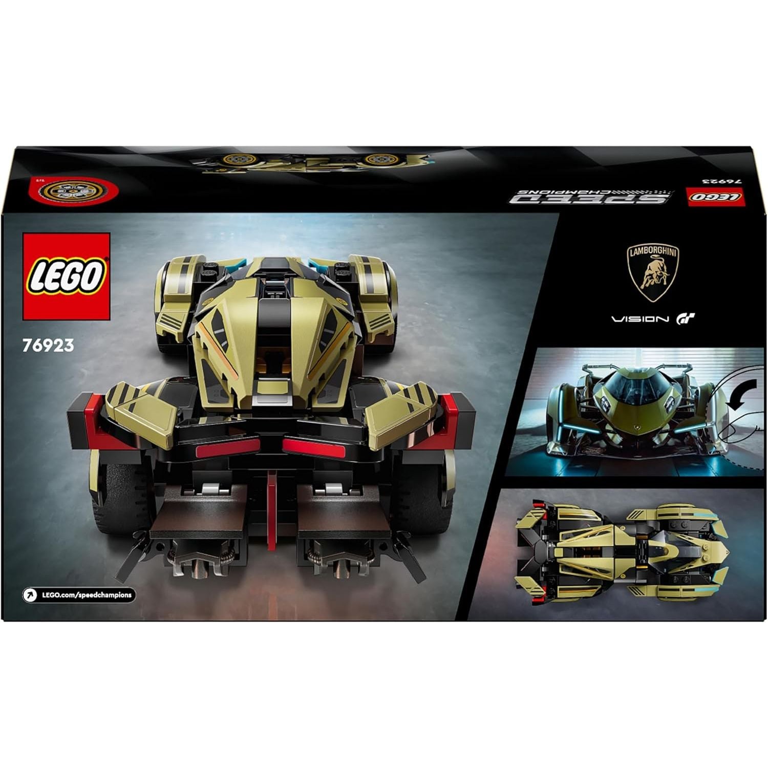 Buy LEGO,LEGO Speed Champions Lamborghini Lambo V12 Vision GT Super Car – Set 76923 - Gadcet UK | UK | London | Scotland | Wales| Near Me | Cheap | Pay In 3 | Construction Set Toys