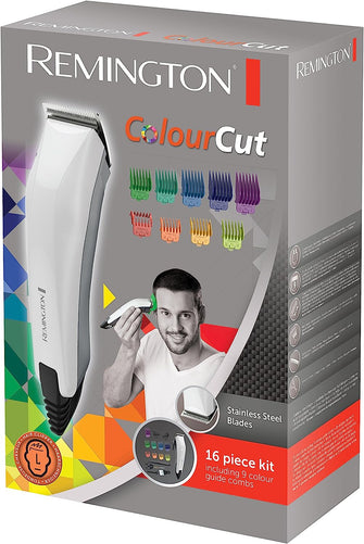 Buy Remington,Remington HC5035 Corded Colour Cut Hair Clipper, White and Grey - Gadcet.com | UK | London | Scotland | Wales| Ireland | Near Me | Cheap | Pay In 3 | Shaver & Trimmer