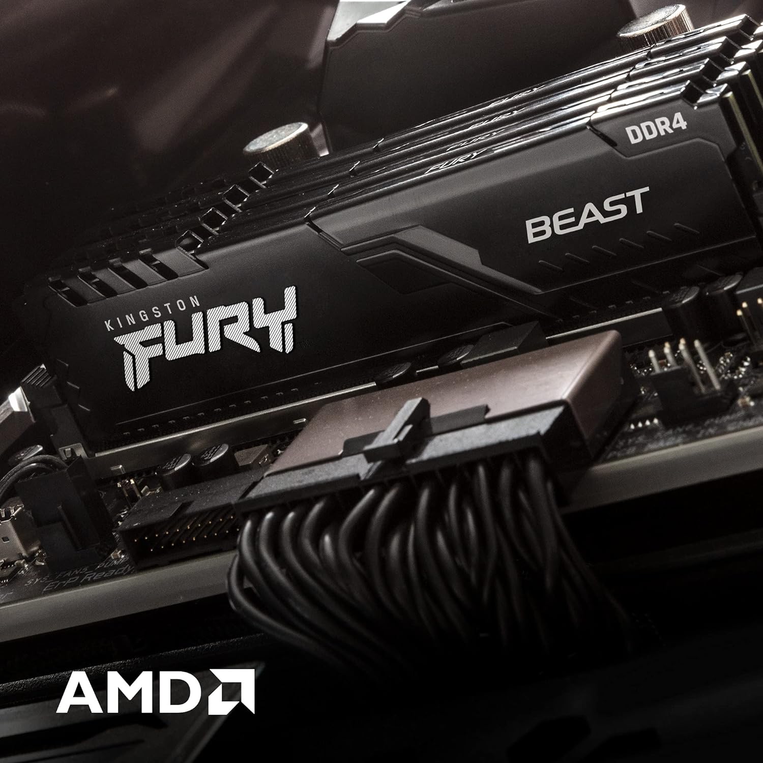 Buy Kingston,Kingston FURY Beast 16GB (2x8GB) DDR4 3200MHz CL16 Desktop Memory Kit - KF432C16BBK2/16 - Gadcet UK | UK | London | Scotland | Wales| Near Me | Cheap | Pay In 3 | RAM