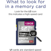 Buy Integral,Integral 128GB SDXC Card - 4K Ultra-HD, Up to 100MB/s, V30, UHS-I, U3, Class 10, High-Speed SD Memory Card, Black - Gadcet UK | UK | London | Scotland | Wales| Near Me | Cheap | Pay In 3 | Flash Memory Cards