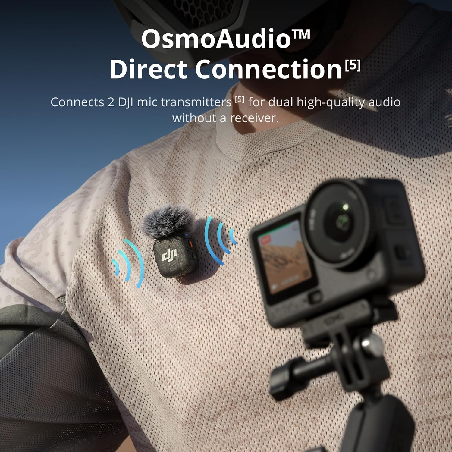 DJI Osmo Action 6 Standard Combo 8K Action Camera – 1/1.1" Sensor, Variable Aperture, 4K/120fps, RockSteady 3.0, 20m Waterproof