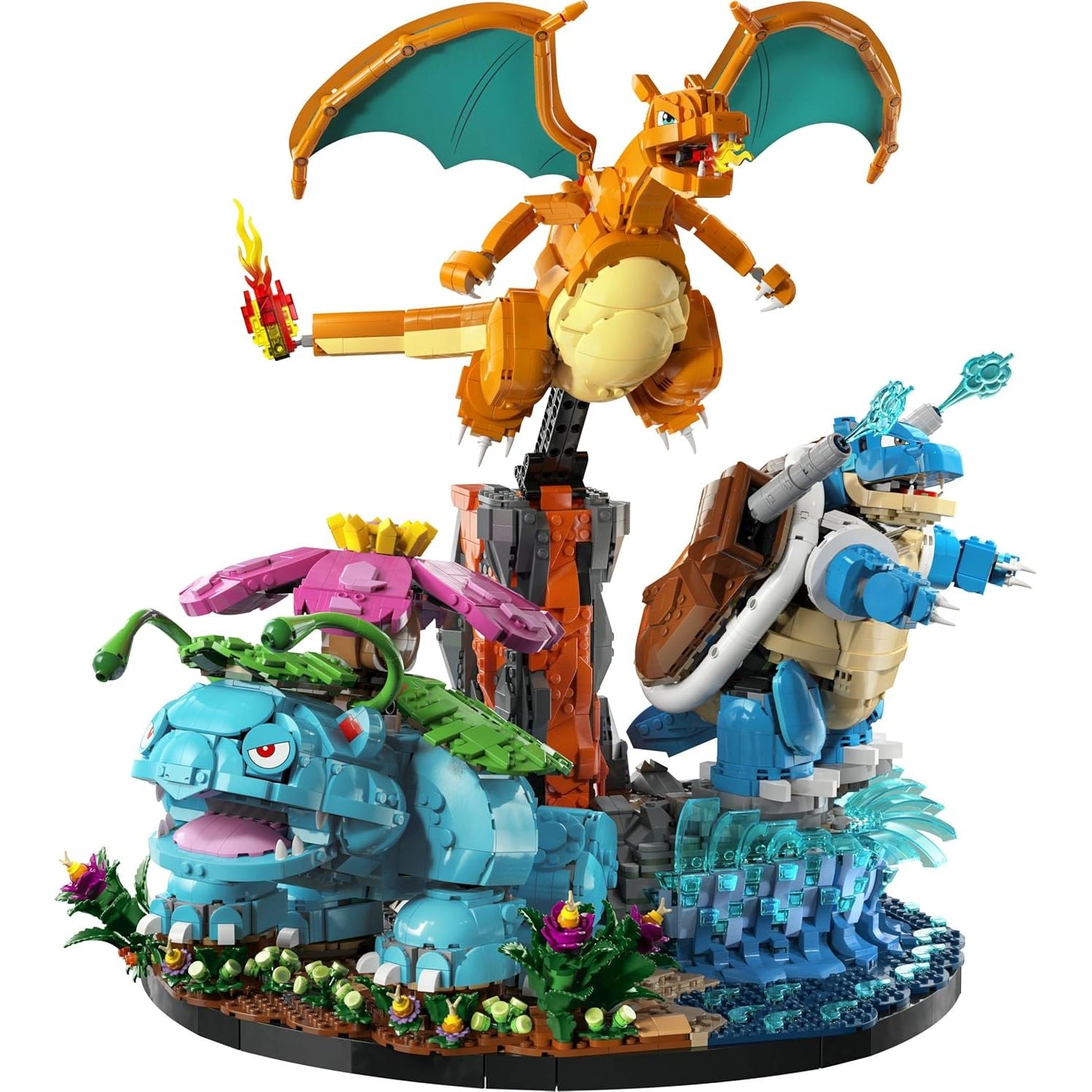 Buy LEGO,LEGO Pokémon Venusaur, Charizard & Blastoise 3D Model Kit (72153) - Gadcet UK | UK | London | Scotland | Wales| Near Me | Cheap | Pay In 3 | Scale Models