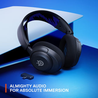 Buy SteelSeries,SteelSeries Arctis Nova 4P Wireless Multi-Platform Gaming Headset - Black - Gadcet UK | UK | London | Scotland | Wales| Near Me | Cheap | Pay In 3 | Headphones & Headsets