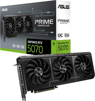 ASUS Prime GeForce RTX 5070 OC 12GB GDDR7 Gaming Graphics Card – PCIe 5.0, 2587MHz Boost, HDMI 2.1b, DP 2.1b