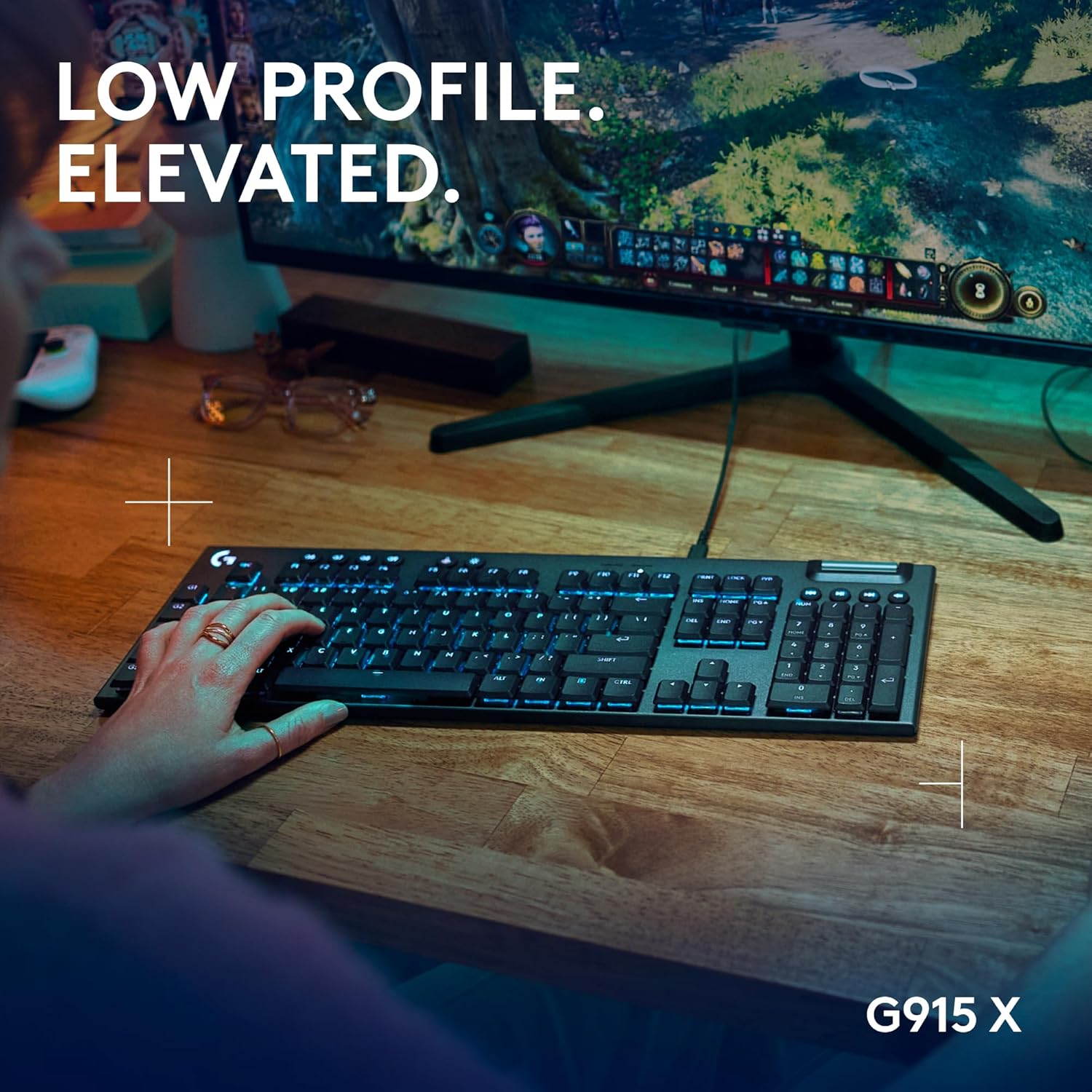 Buy Logitech,Logitech G915 X Wired Mechanical Gaming Keyboard – Low-Profile, GL Brown Switches, RGB, UK QWERTY, Black - Gadcet UK | UK | London | Scotland | Wales| Near Me | Cheap | Pay In 3 | Keyboards