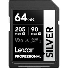 Buy Lexar,Lexar 64GB SDXC Memory Card (Silver) – Up to 205 MB/s Read, 90 MB/s Write, UHS‑I Class 10 U3 V30 - Gadcet UK | UK | London | Scotland | Wales| Near Me | Cheap | Pay In 3 | Data Storage & External Drives