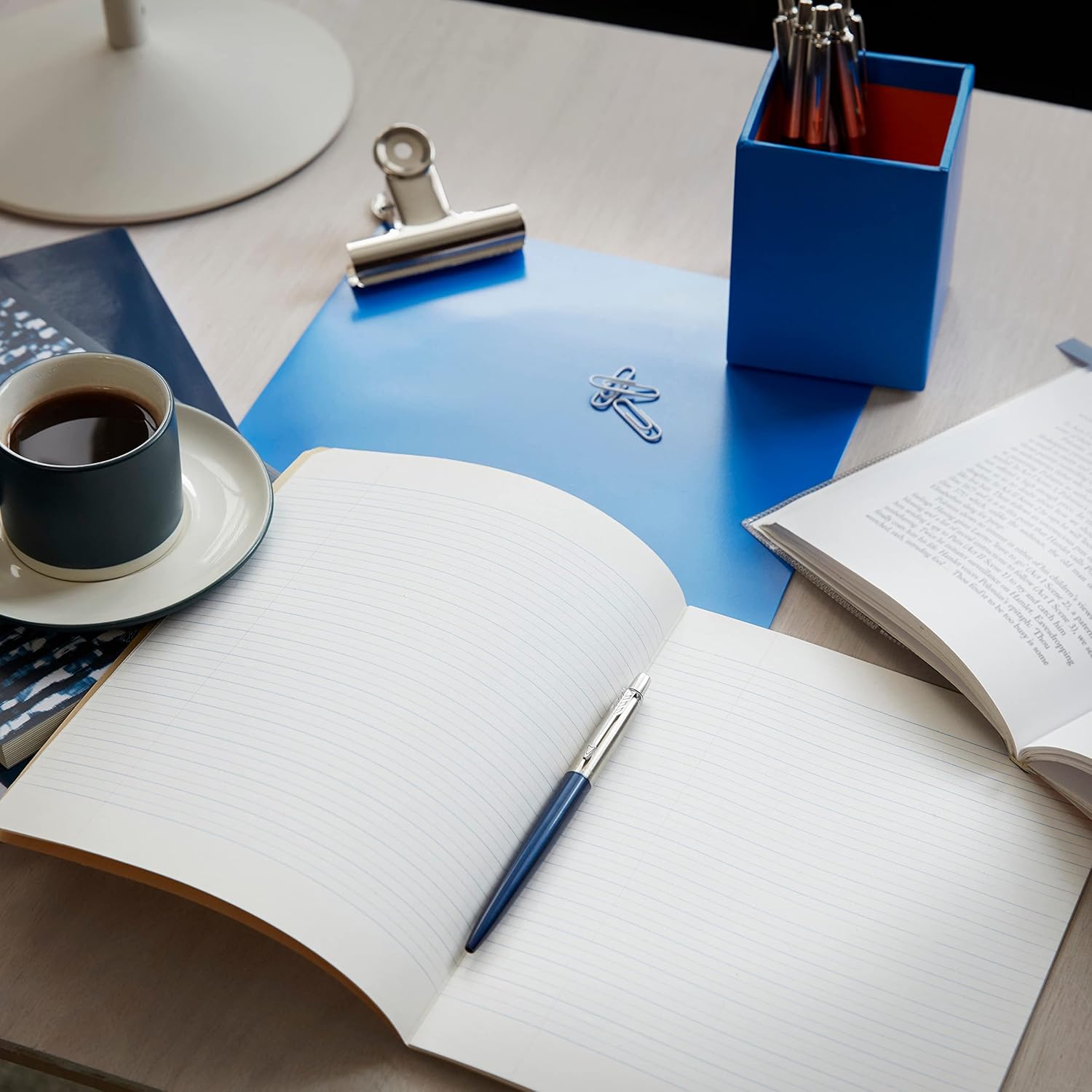 Buy Parker,Parker Jotter Ballpoint Pen – Royal Blue with Chrome Trim – Medium Point – Blue Ink - Gadcet UK | UK | London | Scotland | Wales| Near Me | Cheap | Pay In 3 | Ballpoint Pens