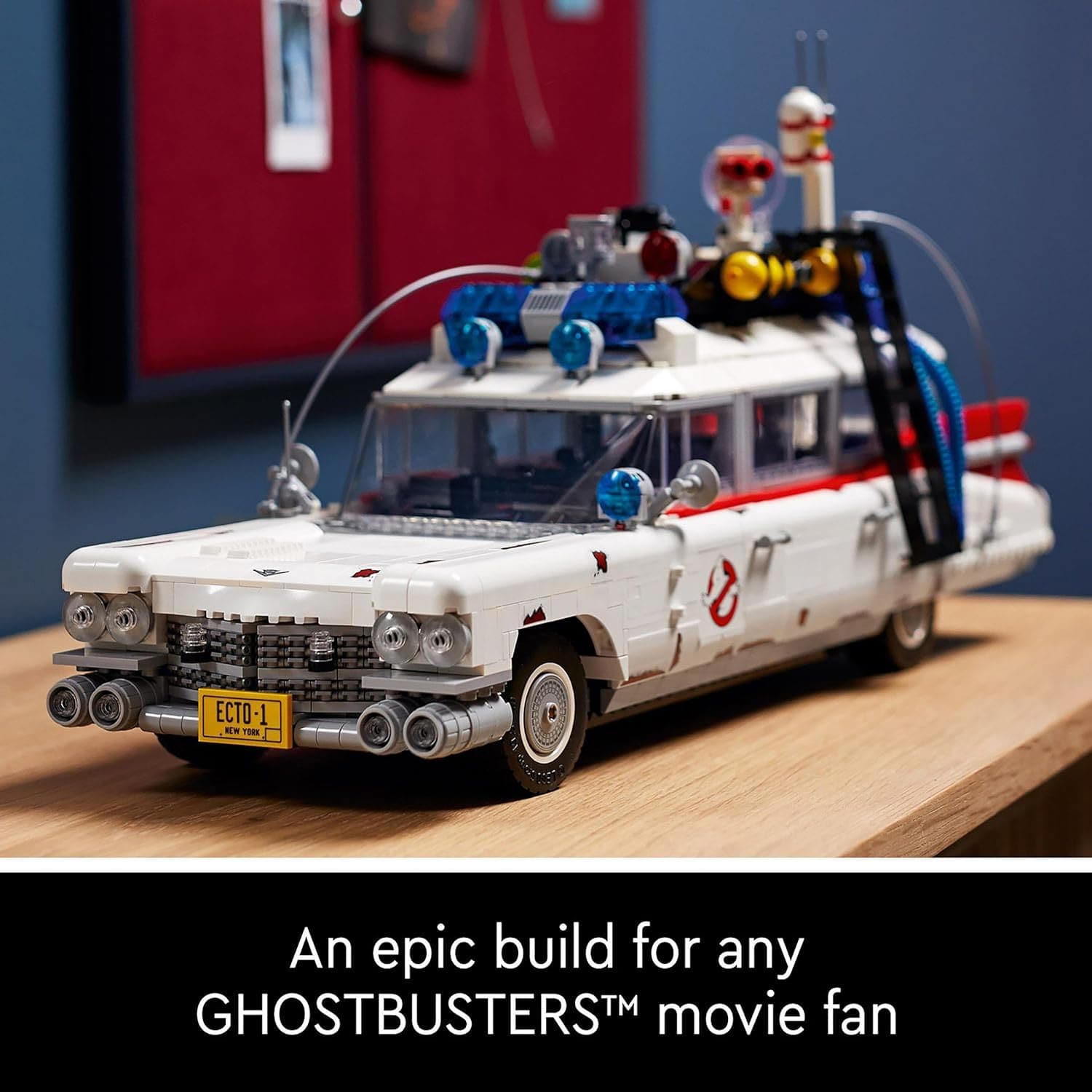 LEGO Icons Ghostbusters ECTO-1 Car Kit, Large Set for Adults, Gift Idea for Men, Women, Her, Him, Collectable Model for Display, Nostalgic Home Décor 10274 - 2