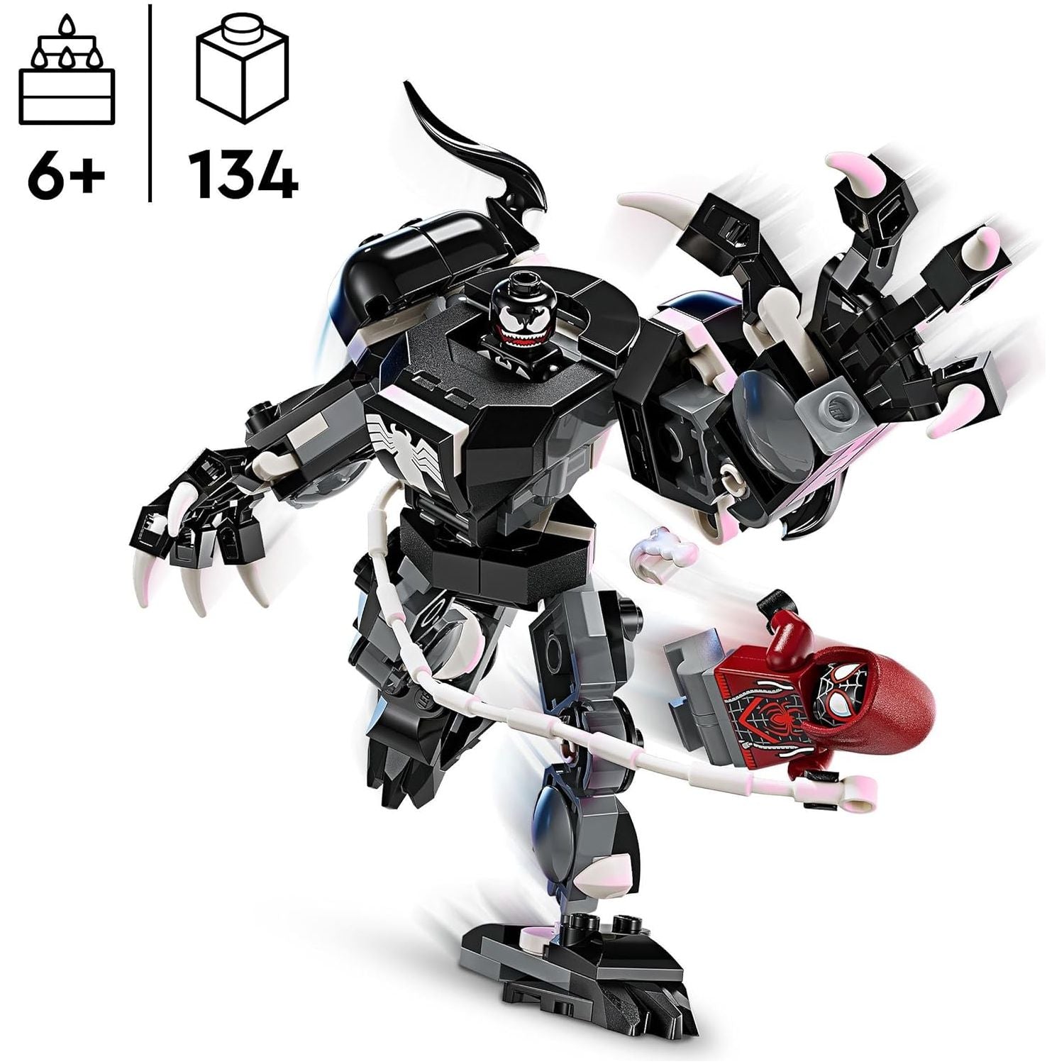 Buy LEGO,LEGO Marvel Venom Mech Armour vs. Miles Morales, Posable Spider-Man Toy Action Figure for Kids, Spidey Building Set with Minifigures, Super Hero Gifts for Boys and Girls - Gadcet UK | UK | London | Scotland | Wales| Near Me | Cheap | Pay In 3 | Action Figures