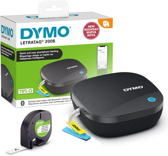 Buy Dymo,Dymo Letratag 200B Bluetooth Label Printer - Black - Gadcet UK | UK | London | Scotland | Wales| Ireland | Near Me | Cheap | Pay In 3 | Print, Copy, Scan & Fax
