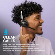 Buy JLab,JLab Go Work Pop Wireless Headsets with Microphone - 50+ H Bluetooth Computer Headset, Multipoint Connect, On Ear Wireless Office PC Laptop Headset with Microphone, Black - Gadcet UK | UK | London | Scotland | Wales| Near Me | Cheap | Pay In 3 | Headsets