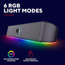 Buy Trust Gaming#,Trust Gaming GXT 1619 Rhox RGB Soundbar – 12W USB Powered PC Speakers with 3.5mm Jack, Plug & Play Stereo Audio for Desktop, Laptop, Computer – Black/Grey - Gadcet UK | UK | London | Scotland | Wales| Near Me | Cheap | Pay In 3 | Speaker