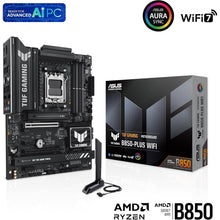 Buy ASUS,ASUS TUF GAMING B850-PLUS WIFI AMD ATX Motherboard | 14+2+1 80A Power Stages, DDR5, PCIe 5.0 Ready, 3× M.2 Slots, Wi-Fi 7, 2.5Gb LAN, USB-C 20Gbps, Aura Sync RGB - Gadcet UK | UK | London | Scotland | Wales| Near Me | Cheap | Pay In 3 | Motherboards