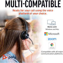 Buy Poly,Poly Blackwire 3310 Wired Headset – Flexible Microphone Boom – Monaural Design - Connect to PC/Mac via USB-C or USB-A - Works w/Teams, Zoom - Gadcet UK | UK | London | Scotland | Wales| Near Me | Cheap | Pay In 3 | HEADPHONES / HEADSET