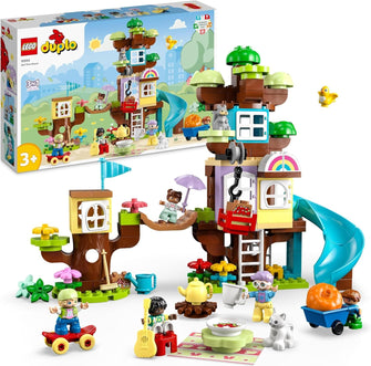 LEGO DUPLO 3in1 Tree House Set with Animal Figures - 1