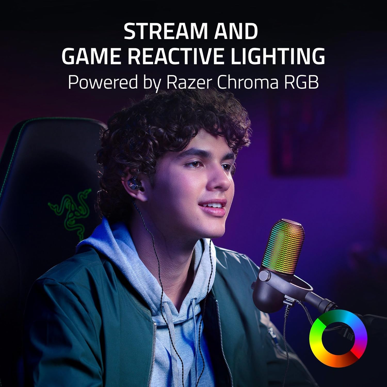 Buy RAZER,Razer Seiren V3 Chroma – RGB USB Microphone with Tap-to-Mute (Black) - Gadcet UK | UK | London | Scotland | Wales| Near Me | Cheap | Pay In 3 | Microphones