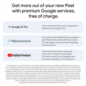 Google Pixel 10 Pro 1TB Obsidian SIM-Free Unlocked Mobile Phone