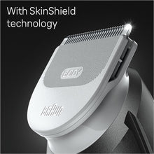 Braun Body Groomer 3 BG3350 - Manscaping Tool with SkinShield Technology, Sensitive Comb, Wet & Dry, 100% Waterproof, UK 2 Pin Plug - Black/Grey