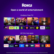 Aurzen Roku TV Smart Projector for Bedroom, Roku Streaming Experience Built-in, 1080P FHD, Dolby Audio, Auto Focus & Keystone, Zoom, Portable Mini Projector for Outdoor Movie, White