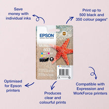 Buy Epson,Epson 603 Starfish Genuine Multipack, 3-Colours Ink Cartridges - Gadcet UK | UK | London | Scotland | Wales| Near Me | Cheap | Pay In 3 | Toner & Inkjet Cartridges