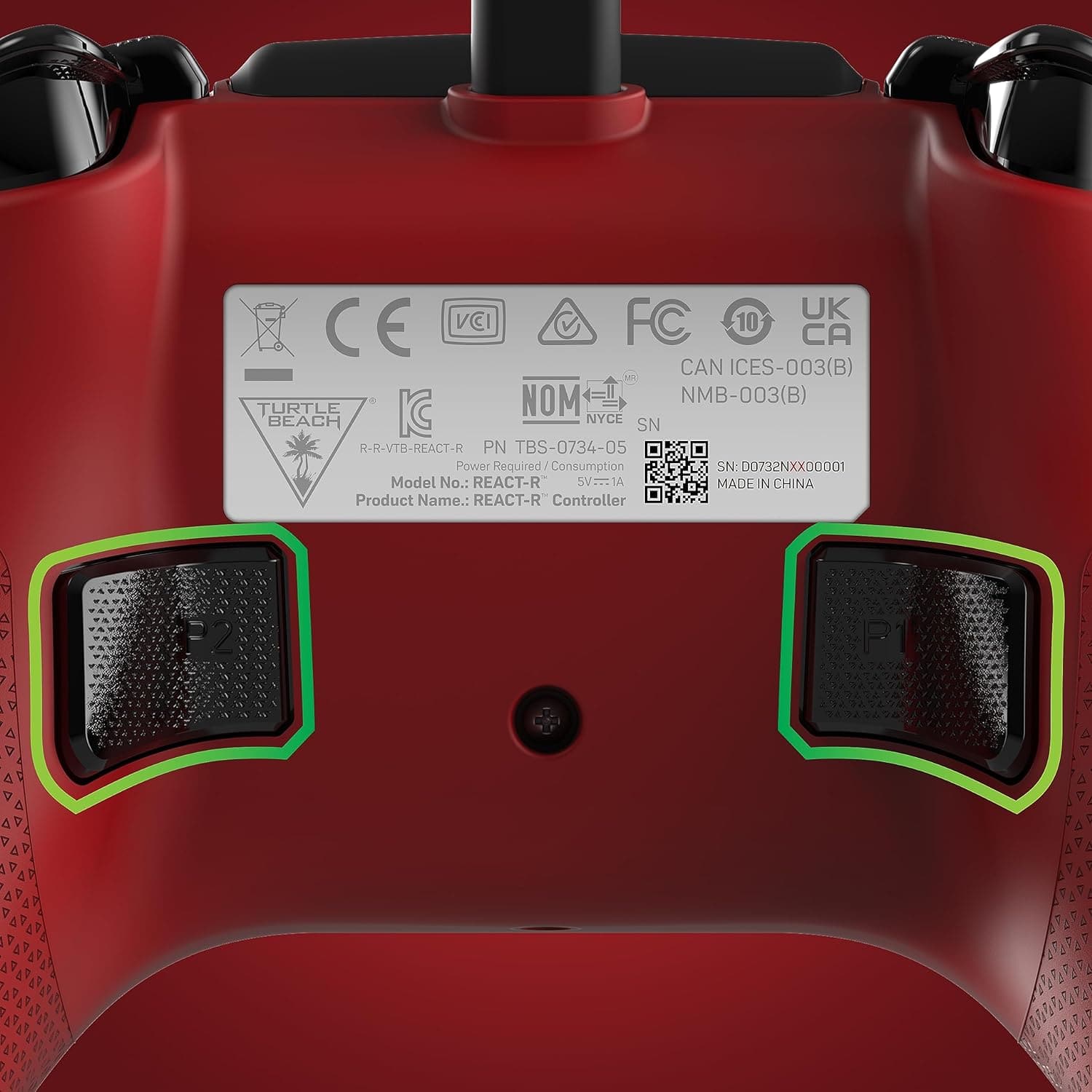 Buy Turtle Beach,Turtle Beach React-R Controller Red- Xbox Series X|S, Xbox One and PC - Gadcet UK | UK | London | Scotland | Wales| Near Me | Cheap | Pay In 3 | Game Controllers