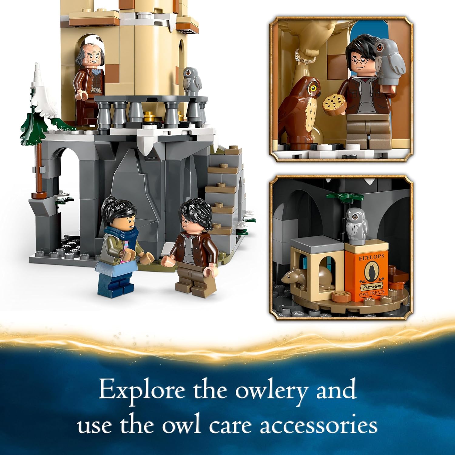 Buy LEGO,LEGO Harry Potter Hogwarts Castle Owlery (76430) - Building Toy for Kids 8+, Includes 3 Minifigures & 4 Owls, Wizarding World Gift - Gadcet UK | UK | London | Scotland | Wales| Near Me | Cheap | Pay In 3 | Interlocking Blocks