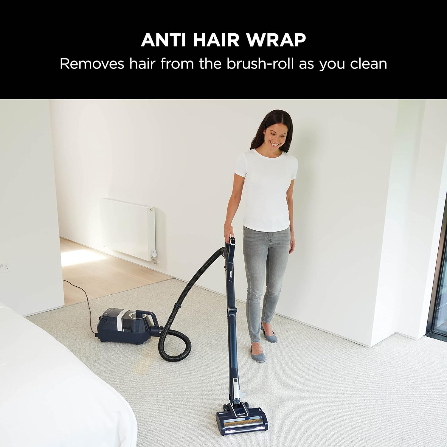 Buy Shark,Shark CZ250UKTDB Lightweight Cylinder Vacuum Cleaner – Blue & Silver, 78dB - Gadcet UK | UK | London | Scotland | Wales| Near Me | Cheap | Pay In 3 | Canister Vacs