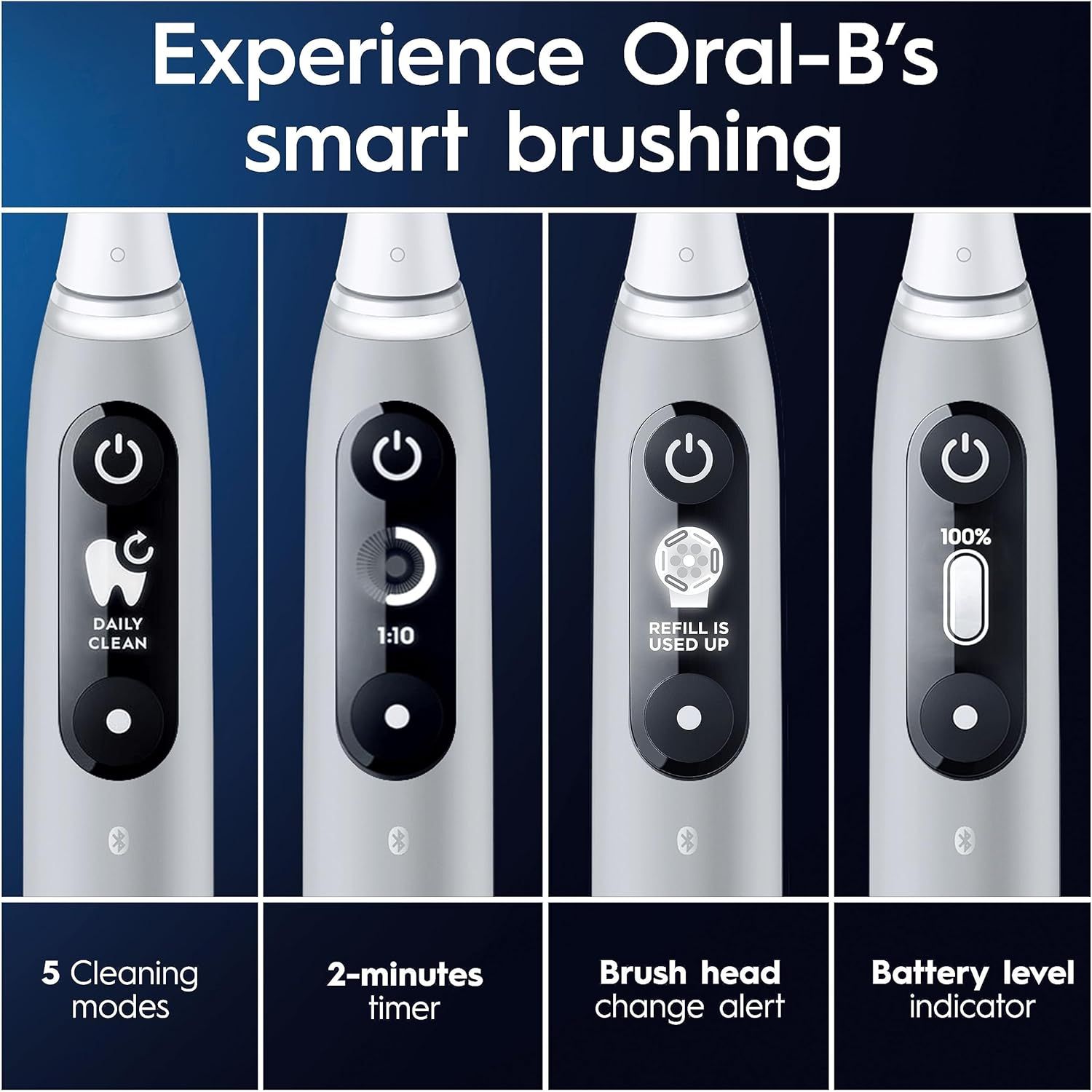 Buy Oral-B,Oral-B iO6 Electric Toothbrush for Adults - 5 Modes, Teeth Whitening, 1 Brush Head, Travel Case, UK 2-Pin Plug, Grey Opal - Gadcet UK | UK | London | Scotland | Wales| Near Me | Cheap | Pay In 3 | Electric Toothbrushes