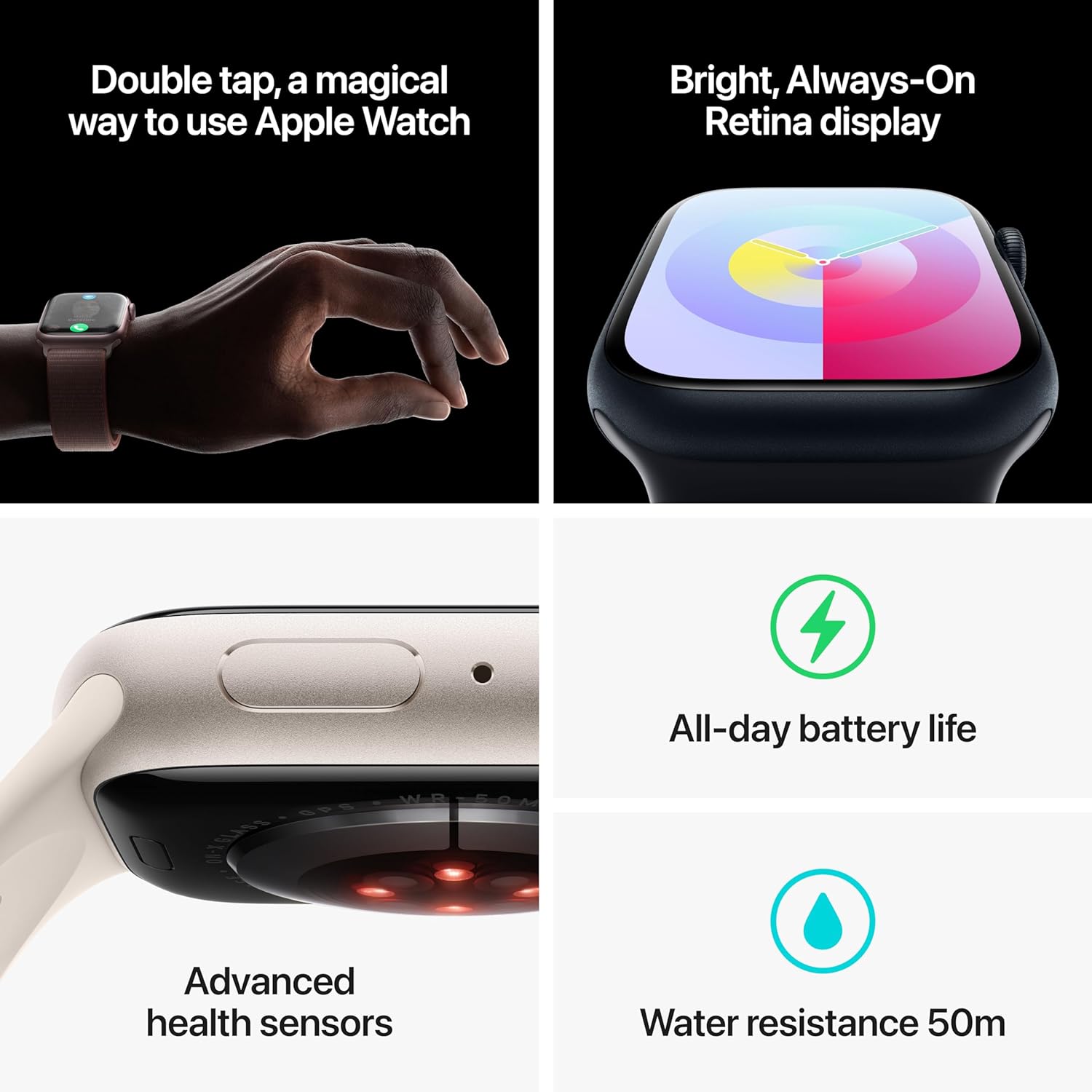 Buy Apple,Apple Watch Series 9 [GPS, 45mm] - Pink Aluminium Case with Light Pink Sport Band (S/M) - Gadcet UK | UK | London | Scotland | Wales| Near Me | Cheap | Pay In 3 | Smart Watches