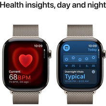 Apple Watch Series 10 GPS + Cellular 46mm – Natural Titanium Case, Natural Milanese Loop S/M, ECG & Always-On Retina Display