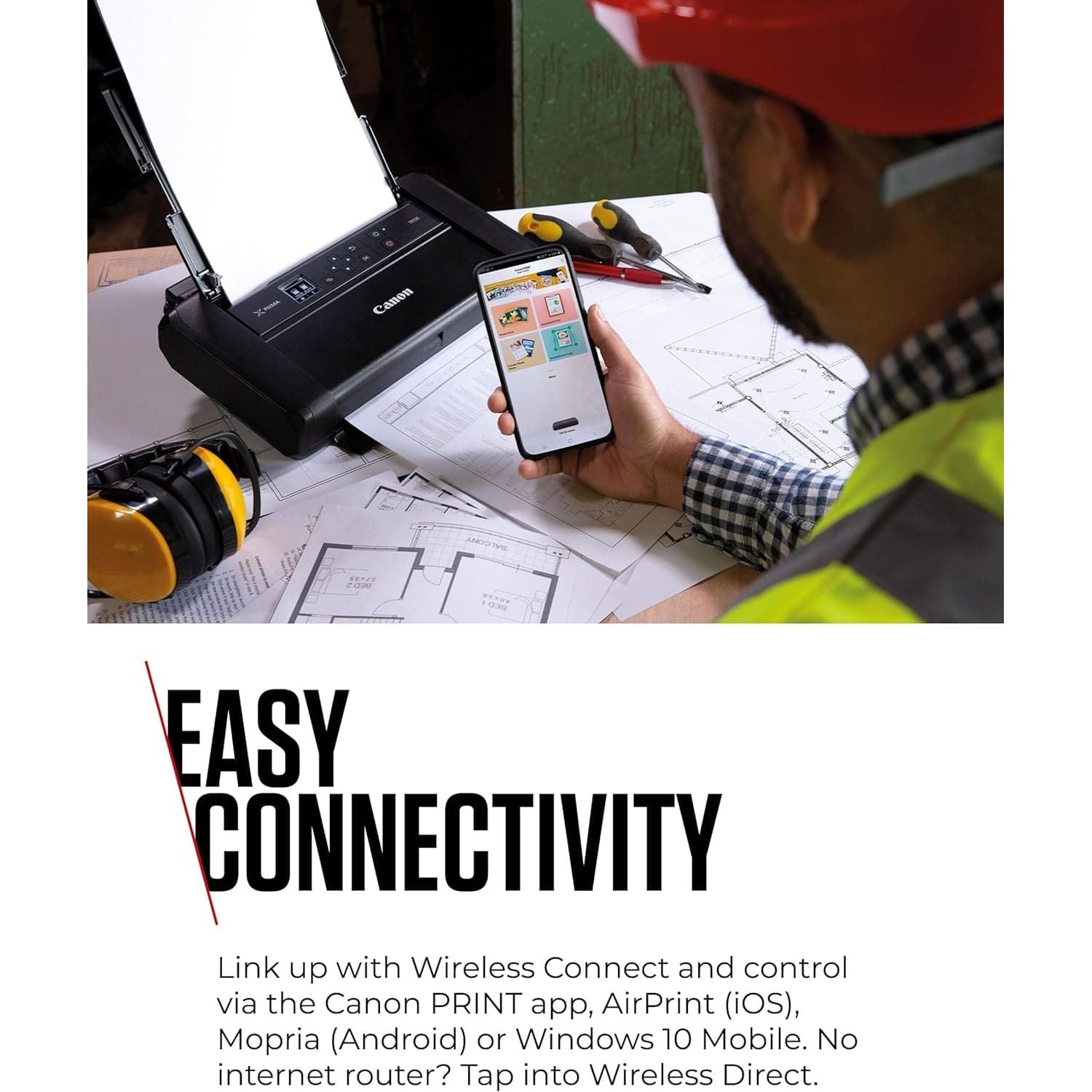 Buy Canon,Canon PIXMA TR150 Wireless Portable Color Inkjet Printer w/ Battery - A4 | Wi-Fi 2.4 & 5 GHz, Smartphone Printing, USB Charge | Compatible with iOS, Android, Windows - Gadcet UK | UK | London | Scotland | Wales| Near Me | Cheap | Pay In 3 | Printers, Copiers & Fax Machines