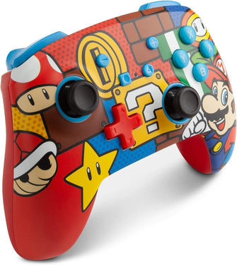 Buy Power A,PowerA Enhanced Wireless Controller for Nintendo Switch - Mario Pop, Nintendo Switch - OLED Model, Nintendo Switch Lite, Gamepad, Game Controller, Bluetooth Controller, Officially Licensed - Gadcet UK | UK | London | Scotland | Wales| Near Me | Cheap | Pay In 3 | Game Controllers