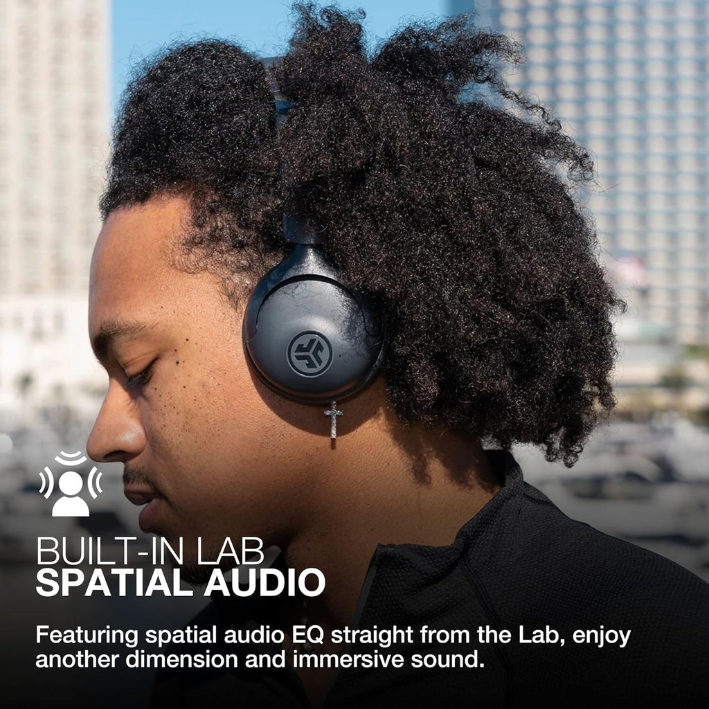JLAB Go Lux Wireless Bluetooth Noise-Cancelling Headphones – Graphite ...