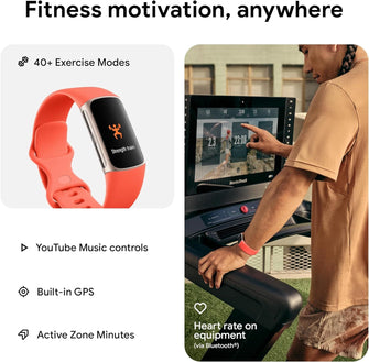 Buy Fitbit,Fitbit Charge 6 Fitness Tracker - Coral - Gadcet UK | UK | London | Scotland | Wales| Near Me | Cheap | Pay In 3 | Watches