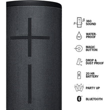 Buy Ultimate Ears,Ultimate Ears MEGABOOM 3 Wireless Bluetooth Speaker (Powerful Sound + Thundering Bass, Bluetooth, Magic Button, Waterproof, Battery 20 hours, Range 45 m) - Night Black - Gadcet UK | UK | London | Scotland | Wales| Ireland | Near Me | Cheap | Pay In 3 | Bluetooth Speakers