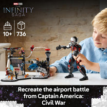 Buy LEGO,LEGO Marvel Captain America: Civil War Action Battle - Super Heroes Building Toy with 8 Minifigures incl. Iron Man, Spider-Man & Black Panther - Gadcet UK | UK | London | Scotland | Wales| Near Me | Cheap | Pay In 3 | Construction Set Toys