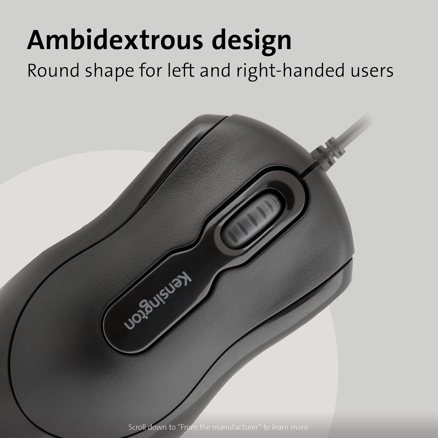 Buy Kensington,Kensington Wired USB 3.0 Optical Mouse – Ambidextrous, Scroll Wheel, Black - Gadcet UK | UK | London | Scotland | Wales| Near Me | Cheap | Pay In 3 | Keyboard & Mouse