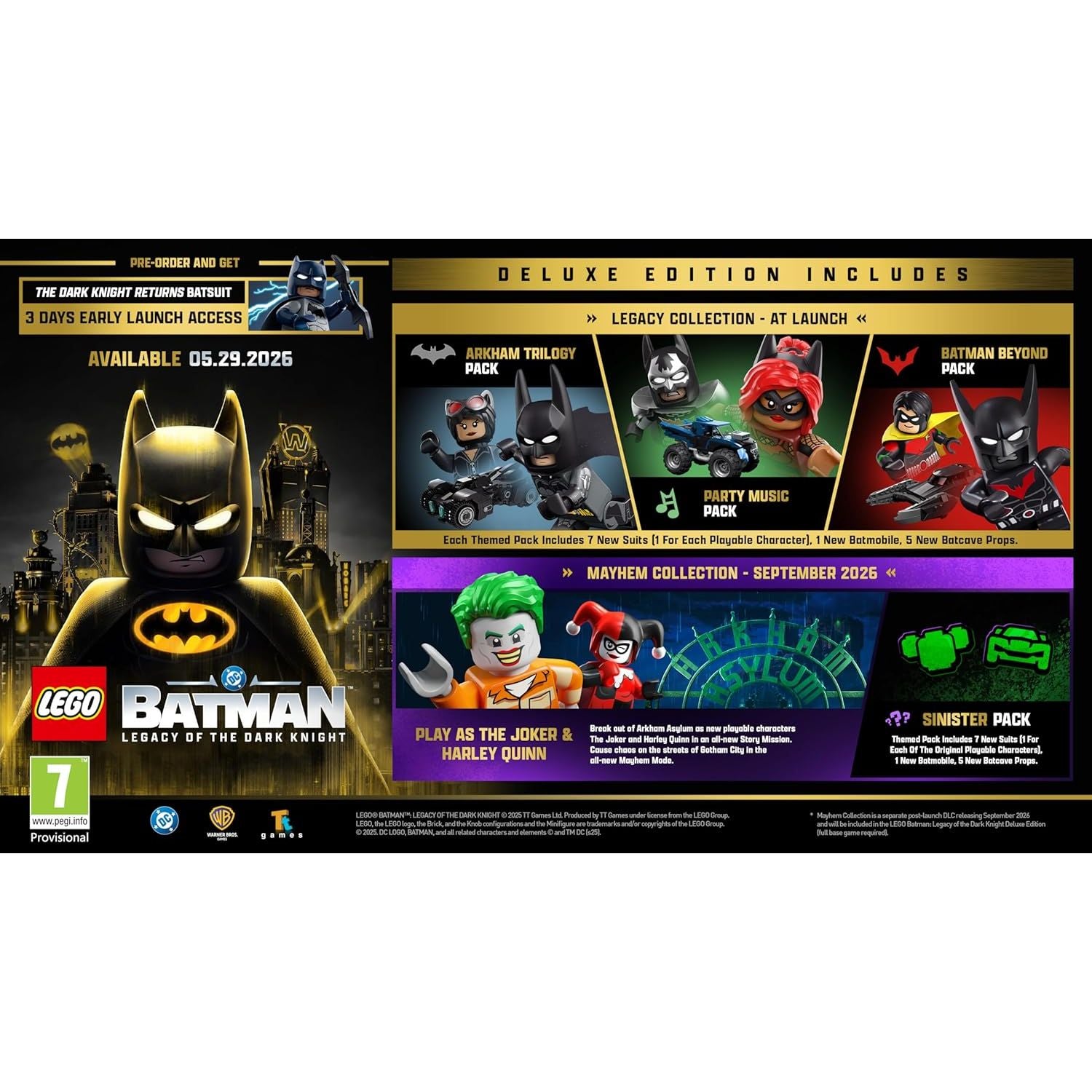 LEGO® Batman™: Legacy of The Dark Knight Deluxe Edition - PS5 Game
